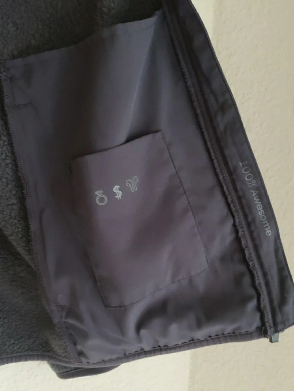 FIGS Charcoal Full-Zip Jacket
